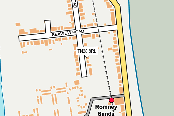 TN28 8RL map - OS OpenMap – Local (Ordnance Survey) TN28 8RL map - OS OpenMap – Local (Ordnance Survey)