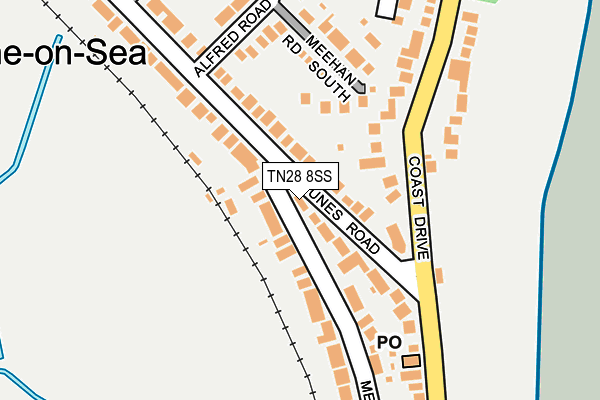 TN28 8SS map - OS OpenMap – Local (Ordnance Survey) TN28 8SS map - OS OpenMap – Local (Ordnance Survey)