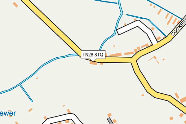 TN28 8TQ map - OS OpenMap – Local (Ordnance Survey) TN28 8TQ map - OS OpenMap – Local (Ordnance Survey)