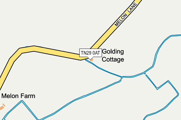 TN29 0AT map - OS OpenMap – Local (Ordnance Survey) TN29 0AT map - OS OpenMap – Local (Ordnance Survey)