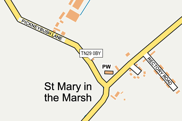 TN29 0BY map - OS OpenMap – Local (Ordnance Survey) TN29 0BY map - OS OpenMap – Local (Ordnance Survey)