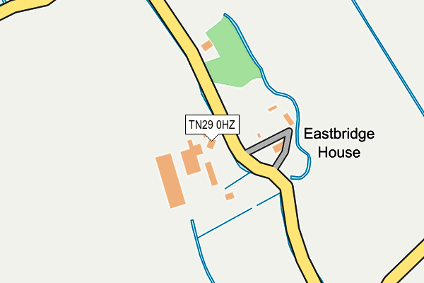 TN29 0HZ map - OS OpenMap – Local (Ordnance Survey) TN29 0HZ map - OS OpenMap – Local (Ordnance Survey)