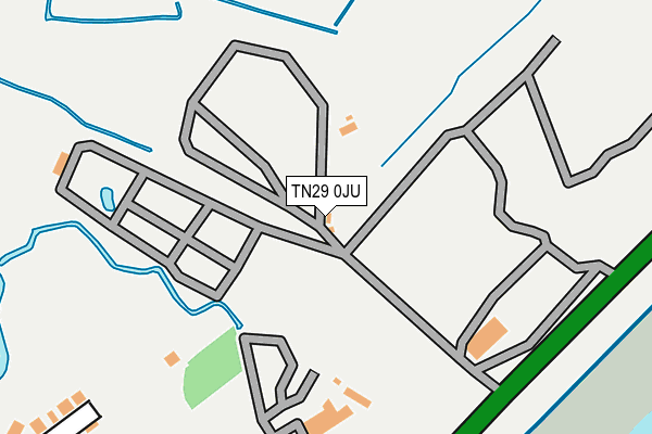 TN29 0JU map - OS OpenMap – Local (Ordnance Survey) TN29 0JU map - OS OpenMap – Local (Ordnance Survey)