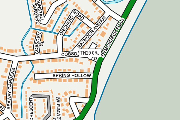 TN29 0RJ map - OS OpenMap – Local (Ordnance Survey) TN29 0RJ map - OS OpenMap – Local (Ordnance Survey)