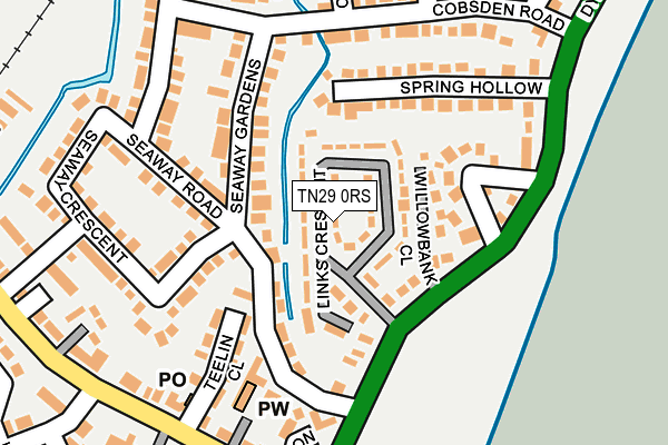 TN29 0RS map - OS OpenMap – Local (Ordnance Survey) TN29 0RS map - OS OpenMap – Local (Ordnance Survey)