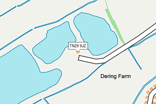 TN29 9JZ map - OS OpenMap – Local (Ordnance Survey) TN29 9JZ map - OS OpenMap – Local (Ordnance Survey)