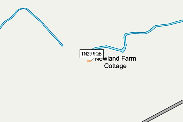 TN29 9QB map - OS OpenMap – Local (Ordnance Survey) TN29 9QB map - OS OpenMap – Local (Ordnance Survey)