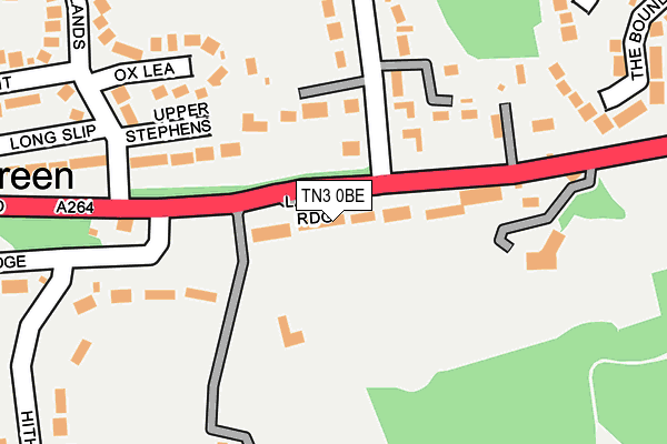 TN3 0BE map - OS OpenMap – Local (Ordnance Survey) TN3 0BE map - OS OpenMap – Local (Ordnance Survey)