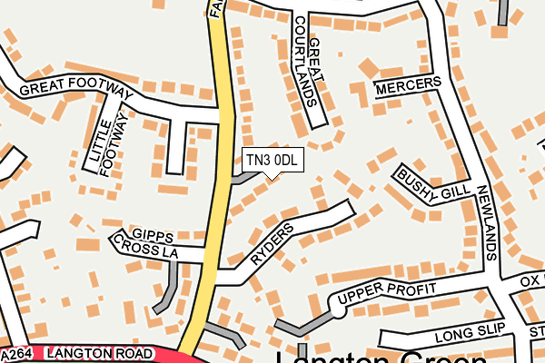 TN3 0DL map - OS OpenMap – Local (Ordnance Survey) TN3 0DL map - OS OpenMap – Local (Ordnance Survey)