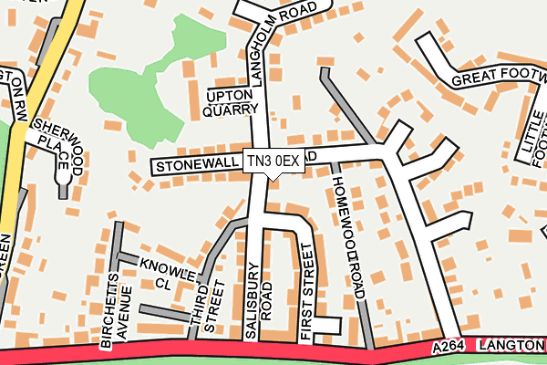 TN3 0EX map - OS OpenMap – Local (Ordnance Survey) TN3 0EX map - OS OpenMap – Local (Ordnance Survey)