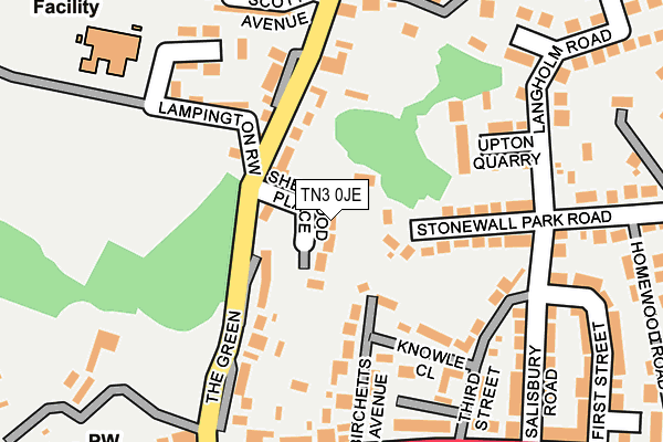TN3 0JE map - OS OpenMap – Local (Ordnance Survey) TN3 0JE map - OS OpenMap – Local (Ordnance Survey)
