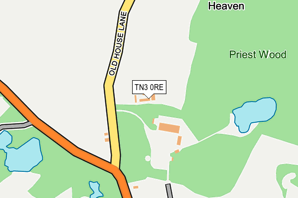 TN3 0RE map - OS OpenMap – Local (Ordnance Survey) TN3 0RE map - OS OpenMap – Local (Ordnance Survey)