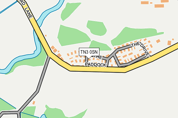 TN3 0SN map - OS OpenMap – Local (Ordnance Survey) TN3 0SN map - OS OpenMap – Local (Ordnance Survey)
