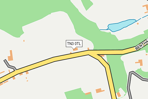 TN3 0TL map - OS OpenMap – Local (Ordnance Survey) TN3 0TL map - OS OpenMap – Local (Ordnance Survey)