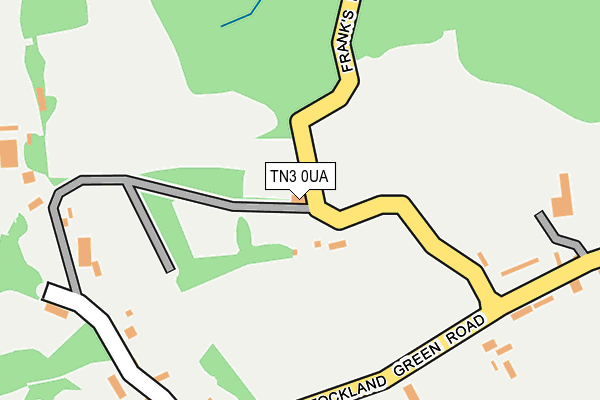 TN3 0UA map - OS OpenMap – Local (Ordnance Survey) TN3 0UA map - OS OpenMap – Local (Ordnance Survey)