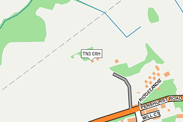 TN3 0XH map - OS OpenMap – Local (Ordnance Survey) TN3 0XH map - OS OpenMap – Local (Ordnance Survey)