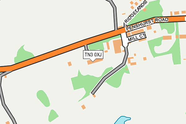 TN3 0XJ map - OS OpenMap – Local (Ordnance Survey) TN3 0XJ map - OS OpenMap – Local (Ordnance Survey)
