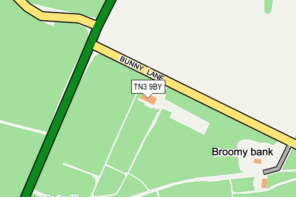 TN3 9BY map - OS OpenMap – Local (Ordnance Survey) TN3 9BY map - OS OpenMap – Local (Ordnance Survey)