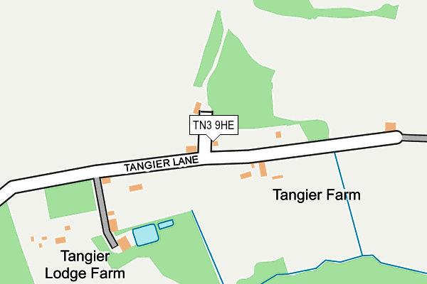 TN3 9HE map - OS OpenMap – Local (Ordnance Survey) TN3 9HE map - OS OpenMap – Local (Ordnance Survey)
