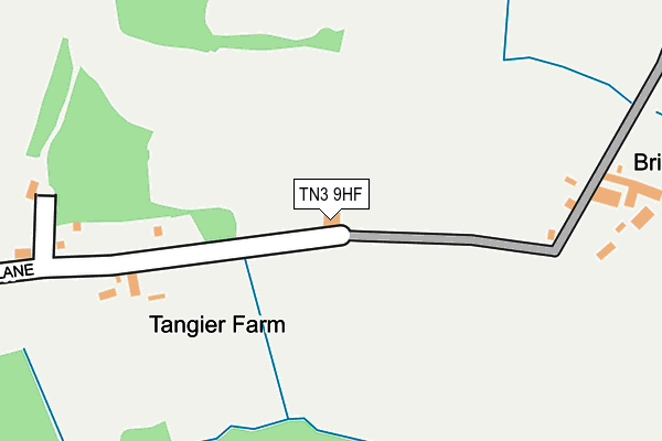 TN3 9HF map - OS OpenMap – Local (Ordnance Survey) TN3 9HF map - OS OpenMap – Local (Ordnance Survey)