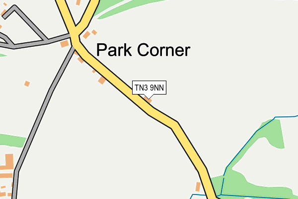 TN3 9NN map - OS OpenMap – Local (Ordnance Survey) TN3 9NN map - OS OpenMap – Local (Ordnance Survey)