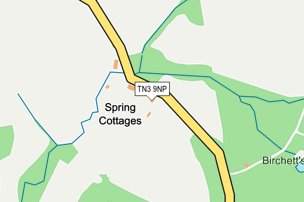 TN3 9NP map - OS OpenMap – Local (Ordnance Survey) TN3 9NP map - OS OpenMap – Local (Ordnance Survey)