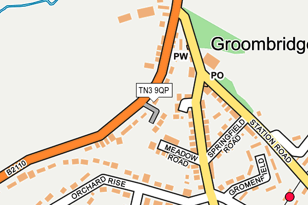 TN3 9QP map - OS OpenMap – Local (Ordnance Survey) TN3 9QP map - OS OpenMap – Local (Ordnance Survey)