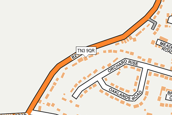 TN3 9QR map - OS OpenMap – Local (Ordnance Survey) TN3 9QR map - OS OpenMap – Local (Ordnance Survey)