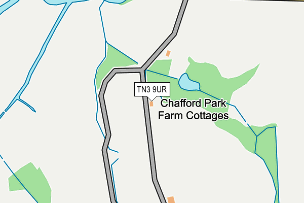TN3 9UR map - OS OpenMap – Local (Ordnance Survey) TN3 9UR map - OS OpenMap – Local (Ordnance Survey)