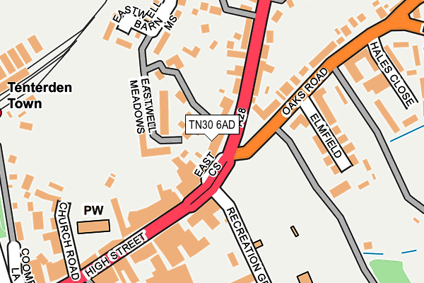 TN30 6AD map - OS OpenMap – Local (Ordnance Survey) TN30 6AD map - OS OpenMap – Local (Ordnance Survey)