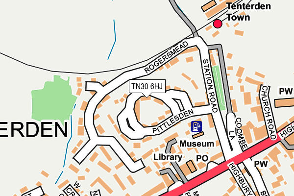 TN30 6HJ map - OS OpenMap – Local (Ordnance Survey) TN30 6HJ map - OS OpenMap – Local (Ordnance Survey)