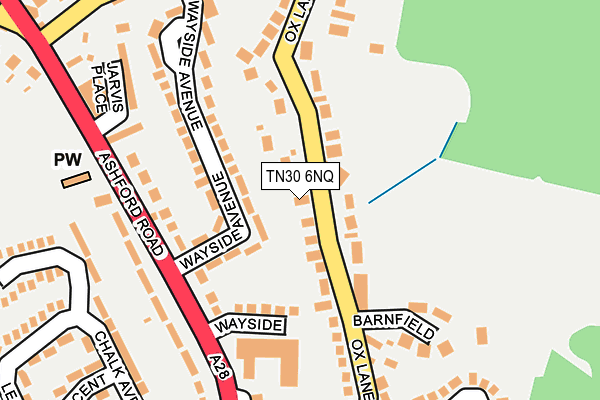 TN30 6NQ map - OS OpenMap – Local (Ordnance Survey) TN30 6NQ map - OS OpenMap – Local (Ordnance Survey)