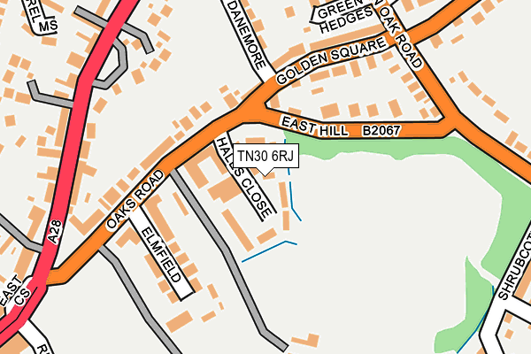 TN30 6RJ map - OS OpenMap – Local (Ordnance Survey) TN30 6RJ map - OS OpenMap – Local (Ordnance Survey)