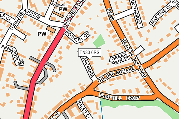 TN30 6RS map - OS OpenMap – Local (Ordnance Survey) TN30 6RS map - OS OpenMap – Local (Ordnance Survey)