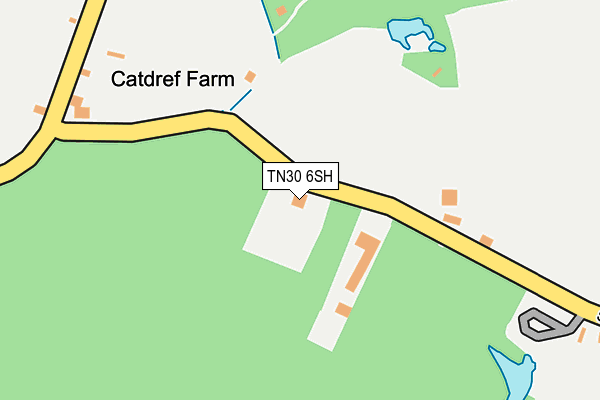 TN30 6SH map - OS OpenMap – Local (Ordnance Survey) TN30 6SH map - OS OpenMap – Local (Ordnance Survey)