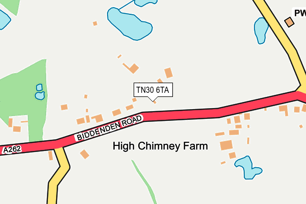 TN30 6TA map - OS OpenMap – Local (Ordnance Survey) TN30 6TA map - OS OpenMap – Local (Ordnance Survey)