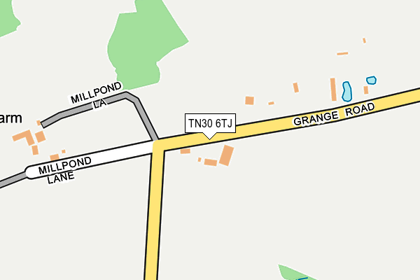 TN30 6TJ map - OS OpenMap – Local (Ordnance Survey) TN30 6TJ map - OS OpenMap – Local (Ordnance Survey)