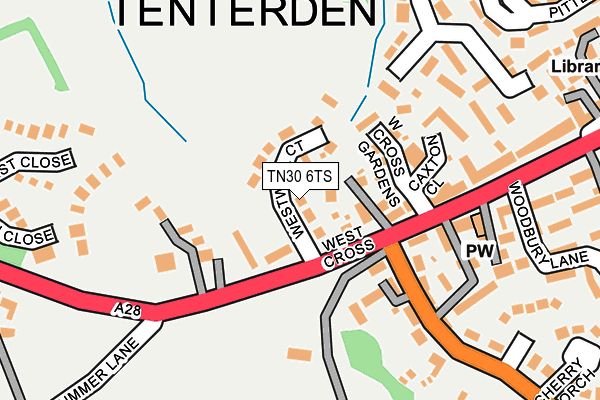 TN30 6TS map - OS OpenMap – Local (Ordnance Survey) TN30 6TS map - OS OpenMap – Local (Ordnance Survey)