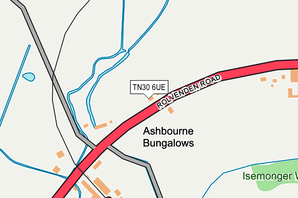 TN30 6UE map - OS OpenMap – Local (Ordnance Survey) TN30 6UE map - OS OpenMap – Local (Ordnance Survey)