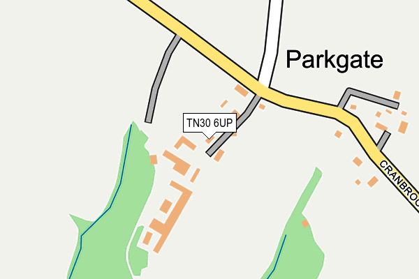 TN30 6UP map - OS OpenMap – Local (Ordnance Survey) TN30 6UP map - OS OpenMap – Local (Ordnance Survey)
