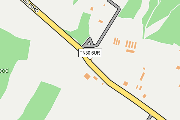 TN30 6UR map - OS OpenMap – Local (Ordnance Survey) TN30 6UR map - OS OpenMap – Local (Ordnance Survey)