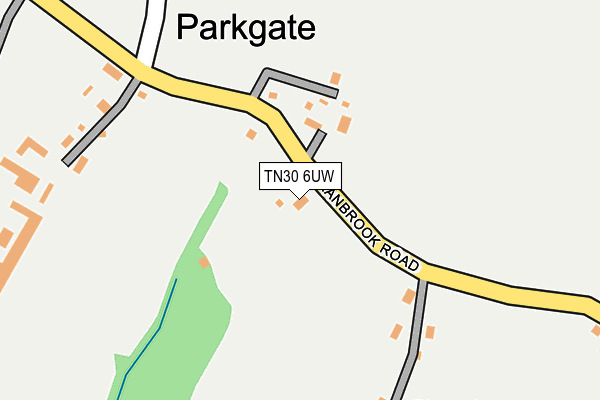 TN30 6UW map - OS OpenMap – Local (Ordnance Survey) TN30 6UW map - OS OpenMap – Local (Ordnance Survey)