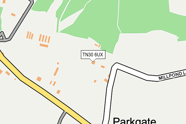 TN30 6UX map - OS OpenMap – Local (Ordnance Survey) TN30 6UX map - OS OpenMap – Local (Ordnance Survey)