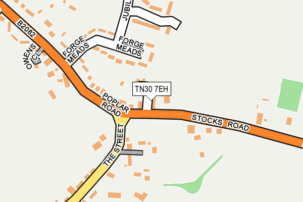 TN30 7EH map - OS OpenMap – Local (Ordnance Survey) TN30 7EH map - OS OpenMap – Local (Ordnance Survey)
