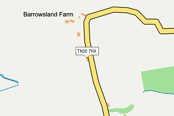 TN30 7HX map - OS OpenMap – Local (Ordnance Survey) TN30 7HX map - OS OpenMap – Local (Ordnance Survey)