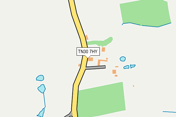 TN30 7HY map - OS OpenMap – Local (Ordnance Survey) TN30 7HY map - OS OpenMap – Local (Ordnance Survey)