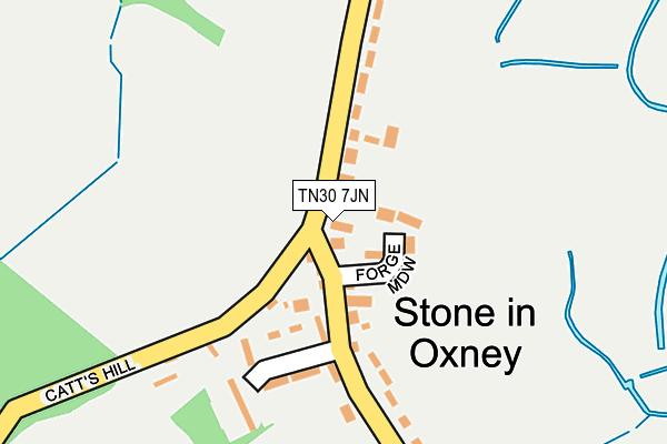TN30 7JN map - OS OpenMap – Local (Ordnance Survey) TN30 7JN map - OS OpenMap – Local (Ordnance Survey)