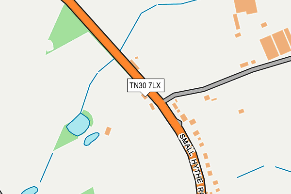 TN30 7LX map - OS OpenMap – Local (Ordnance Survey) TN30 7LX map - OS OpenMap – Local (Ordnance Survey)