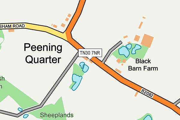 TN30 7NR map - OS OpenMap – Local (Ordnance Survey) TN30 7NR map - OS OpenMap – Local (Ordnance Survey)