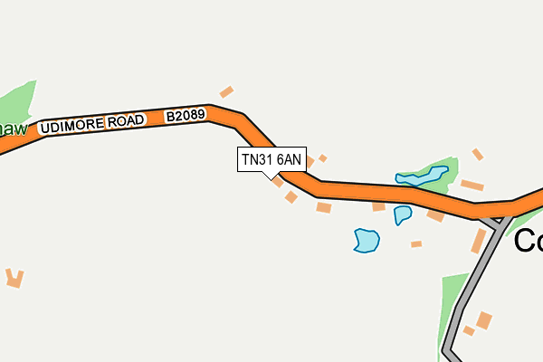 TN31 6AN map - OS OpenMap – Local (Ordnance Survey) TN31 6AN map - OS OpenMap – Local (Ordnance Survey)